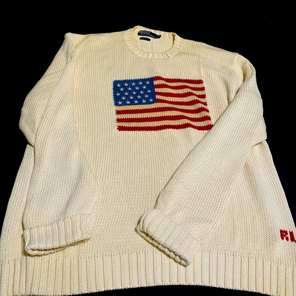 Hello I am selling a vintage xxl Polo Ralph Lauren knit